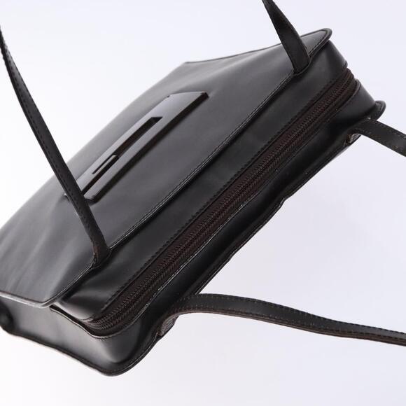 GUCCI Shoulder Bag Patent Leather Dark Brown 002 002 - Picture 6 of 12